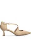 Julie Dee Pumps In Powder Leather In Neutrals