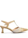 Julie Dee Pumps In Beige Suede In Neutrals