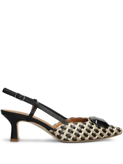 JULIE DEE 65MM RAFFIA PUMPS