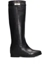 Julie Dee Buckle-fastening Leather Boots In Black
