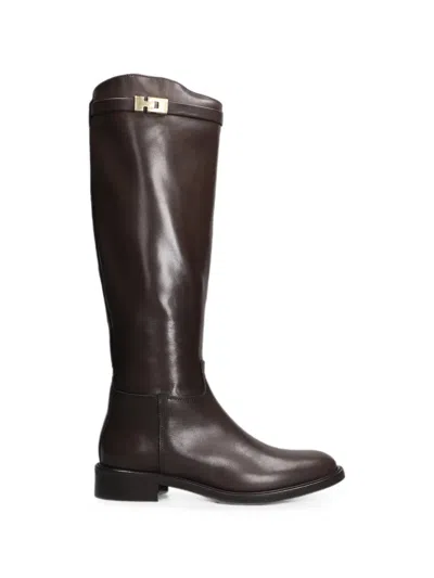Julie Dee Buckle-detail Knee-high Boots In Multi