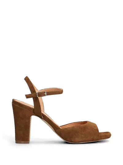 Julie Dee Buckle-fastening Sandals In Brown