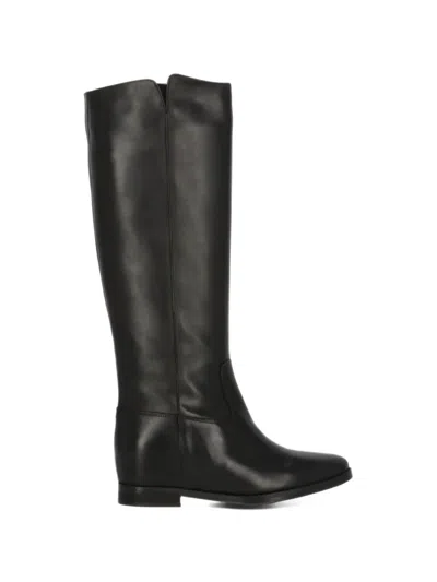 Julie Dee Crast Knee-high Boots In Animal Print