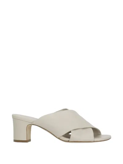 Julie Dee Crossover-strap Block-heel Sandals In Animal Print