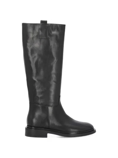 Julie Dee Knee-length Leather Boots In Multi
