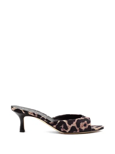 Julie Dee Leopard-print Sandals In Animal Print