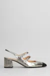 Julie Dee Pumps In Gunmetal Leather