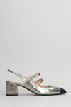 Julie Dee Pumps In Gunmetal Leather