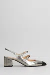 Julie Dee Pumps In Gunmetal Leather