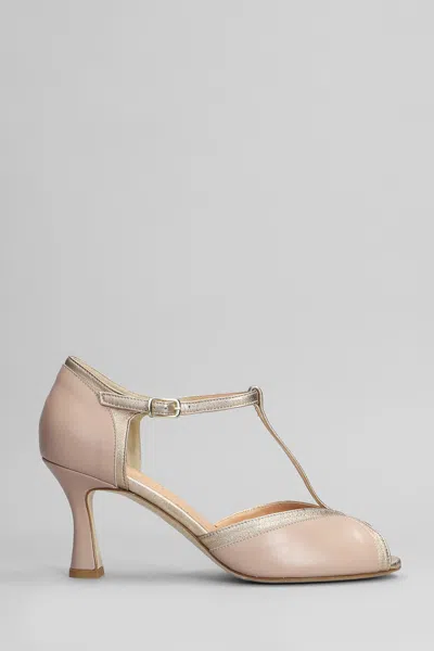 Julie Dee Sandals In Powder Leather