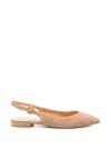 Julie Dee Slingback Flat Pumps In Neutral