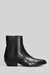 Julie Dee 40mm Pointed-toe Boots In Black
