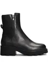 Julie Dee Zipped Ankle Boots In Black