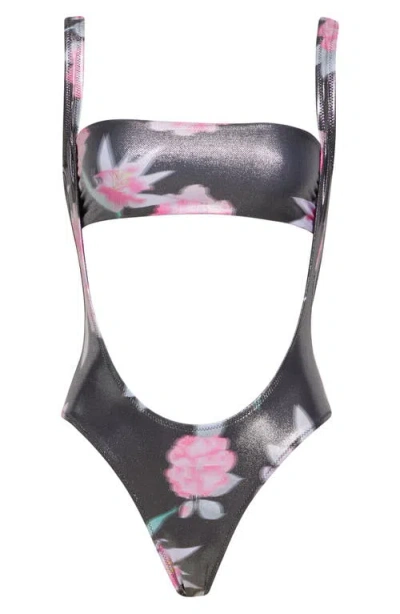 Julie Kegels Astrid Cutout One-piece Swimsuit In Black