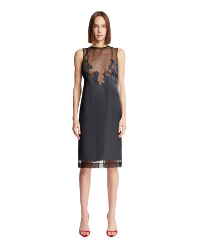 Julie Kegels Black Cut-out Lace Dress