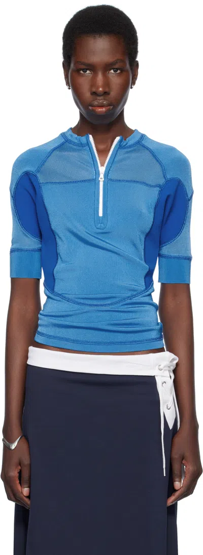Julie Kegels Blue Wetsuit Top