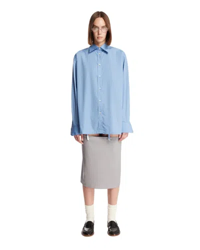Julie Kegels Gray And Blue Suspender Dress