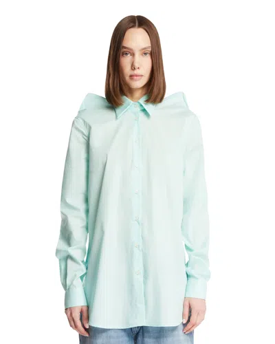 Julie Kegels Green Washing Line Shirt In Blue