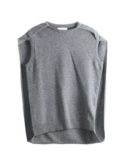 Julie Kegels Knit Sleeveless Dress In Gray