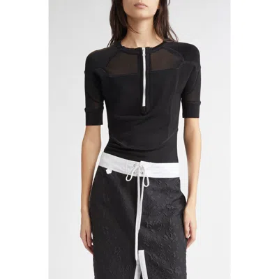 Julie Kegels Kobi Scuba Luxe Wetsuit Top In Black