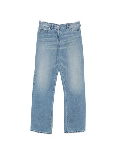 Julie Kegels Patricia Logo-patch Jeans In Blue