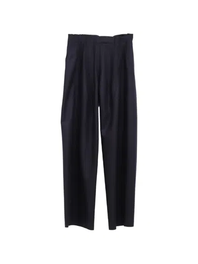 Julie Kegels Peridot Straight-leg Trousers In Blue