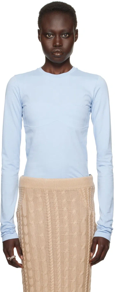 Julie Kegels Ssense Exclusive Blue Jinny Long Sleeve T-shirt