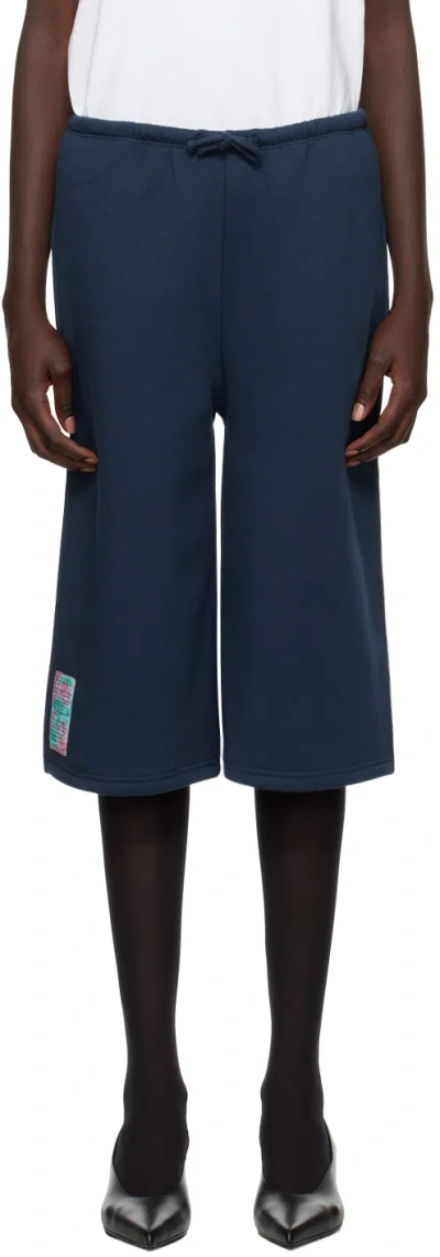 Julie Kegels Ssense Exclusive Navy Jessie Shorts In D.blue