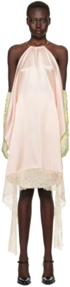 Julie Kegels Ssense Exclusive Pink Tuk Midi Dress In Pink