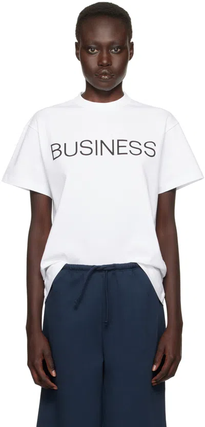 Julie Kegels Ssense Exclusive White Tony T-shirt