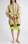 Julie Kegels Vance Xl Cotton Bomber Jacket In Beige