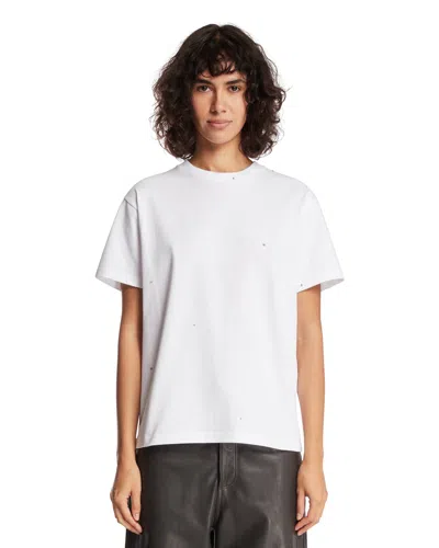 Julie Kegels White Cotton T-shirt