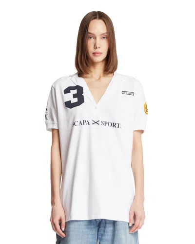 Julie Kegels White Sports T-shirt