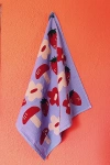 Julie Peach Berry Shroom Tea Towel In Purple At Urban Outfitters