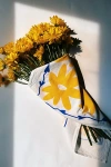 Julie Peach Floral Splat Tea Towel In White At Urban Outfitters In White