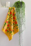 Julie Peach Peach Tea Towel In Yellow At Urban Outfitters In Yellow
