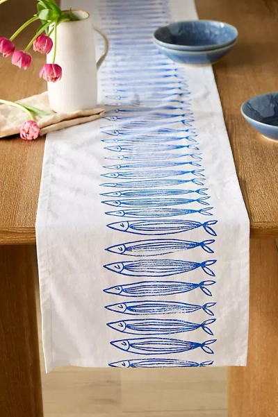 Julie Peach Sardine Table Runner