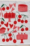 Julie Peach Sweets Tea Towel In White At Urban Outfitters