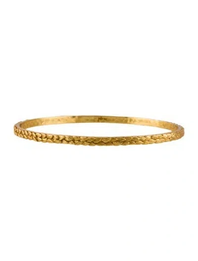 Pre-owned Julie Vos Bangle Bracelet, 8" In Multi