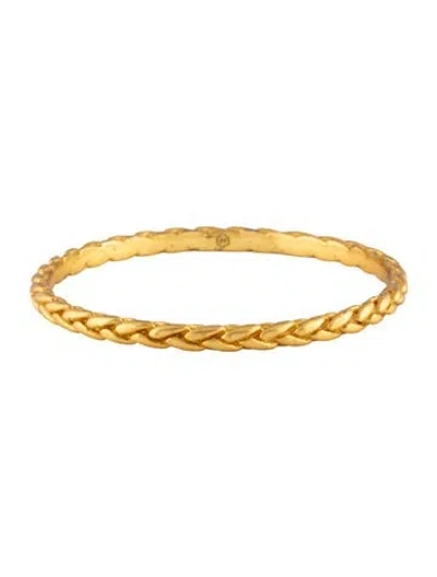 Pre-owned Julie Vos Bangle Bracelet, 8" In Multicolor