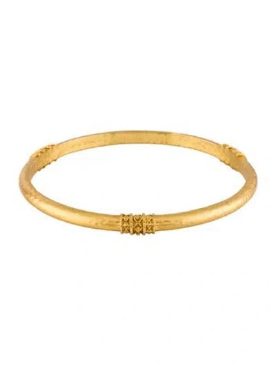 Pre-owned Julie Vos Bangle Bracelet, 8.75" In Multi