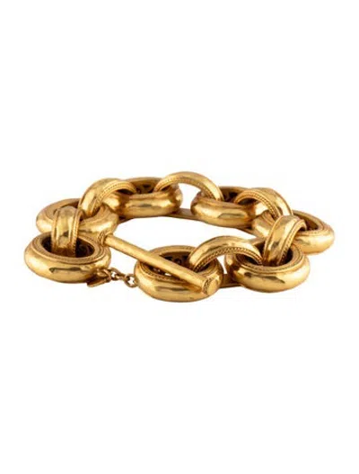 Pre-owned Julie Vos Cannes Demi Link Bracelet, 7" In Multicolor