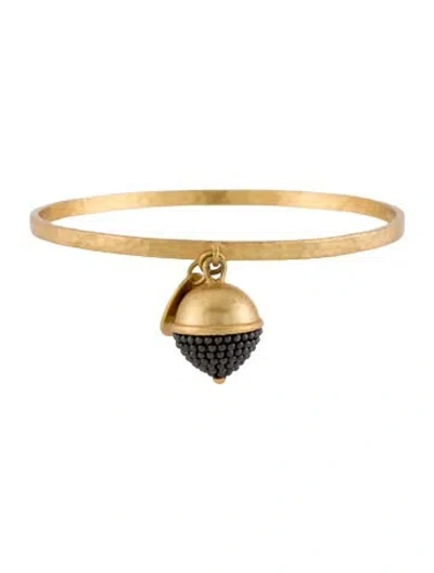 Pre-owned Julie Vos Charm Bangle Bracelet, 8" In Multi