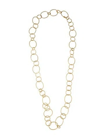 Pre-owned Julie Vos Colette Textured Necklace, 38.75" In Multicolor