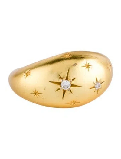 Pre-owned Julie Vos Cubic Zirconia Dome Ring In Multi