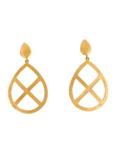 Pre-owned Julie Vos Drop Earrings In Multi