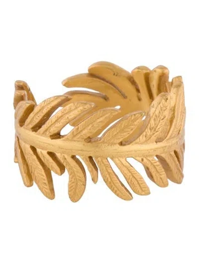 Pre-owned Julie Vos Fern Band Ring In Multi