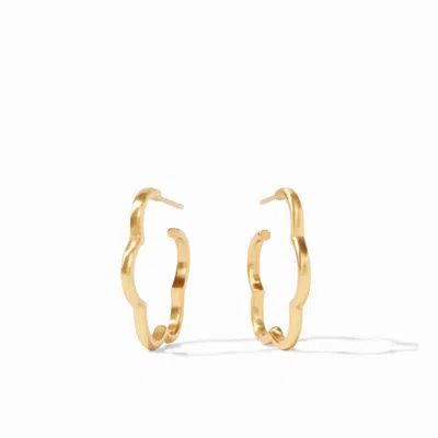 Julie Vos Gardenia Hoop Earring In Gold