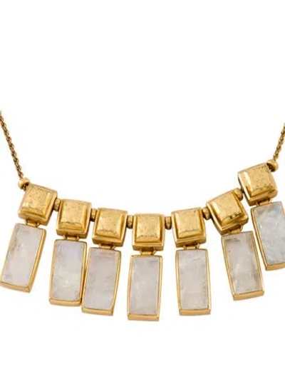 Pre-owned Julie Vos Glass Pendant Necklace, 18" In Multi