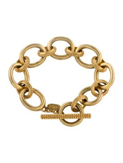 Pre-owned Julie Vos Link Bracelet, 6" In Multi